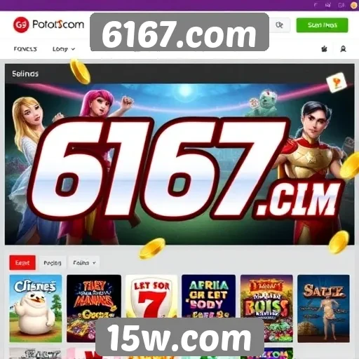 Plataforma 6167.com oferece variedade de jogos online